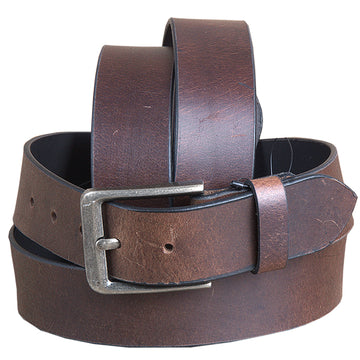 HILASON Western Genuine Leather Belt for Men Women Cowboy Cowgirl Handmade Unisex Full Grain Heavy Duty Tooled Belt for Jeans